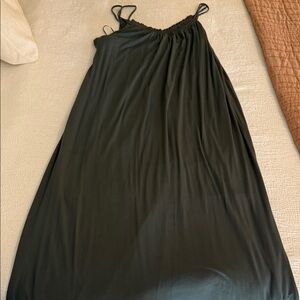 Soft long dress with pockets ! Soma! Beautiful green